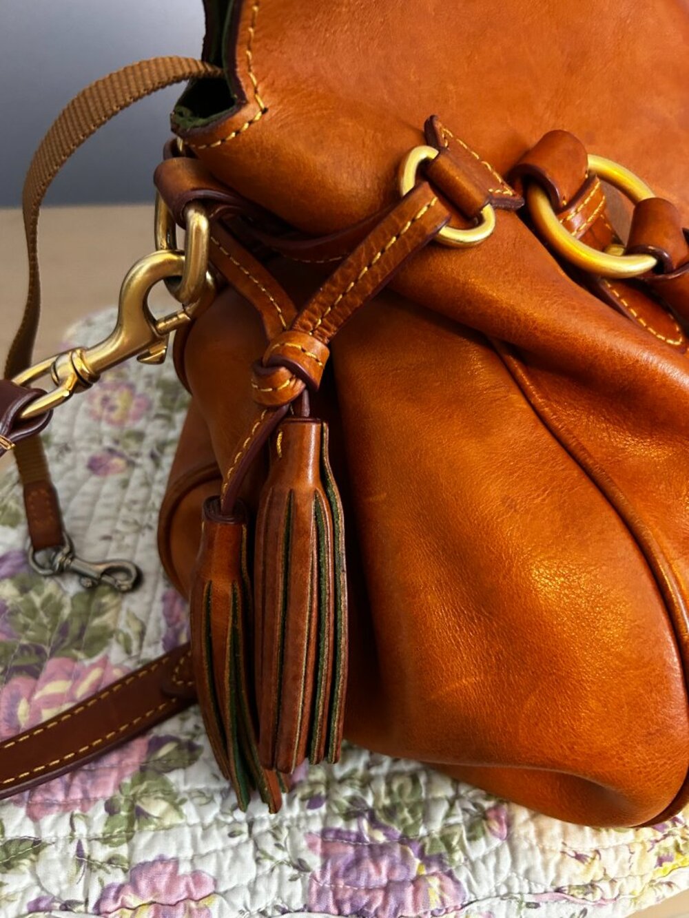 Dooney & Bourke Florentine SatchelVacchetta Leather - Picture 6 of 11